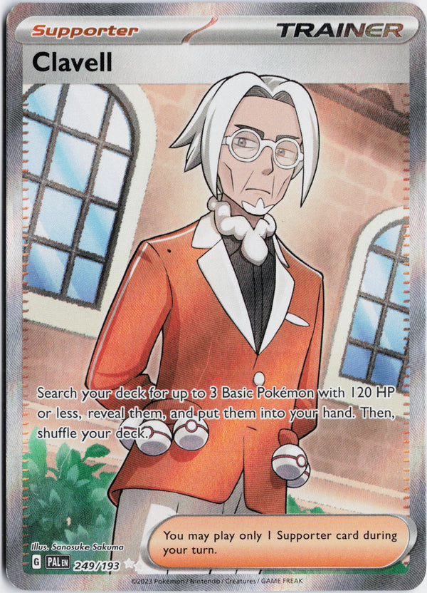 Carta Pokémon Clavell · Paldea Evolved #249/193 (NM) — pieza única en Moon's Collectibles México