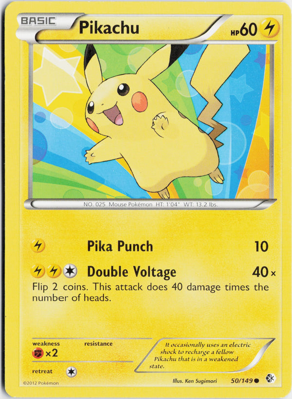 Carta Pokémon Pikachu · Boundaries Crossed #50/149 (NM) — pieza única en Moon's Collectibles México