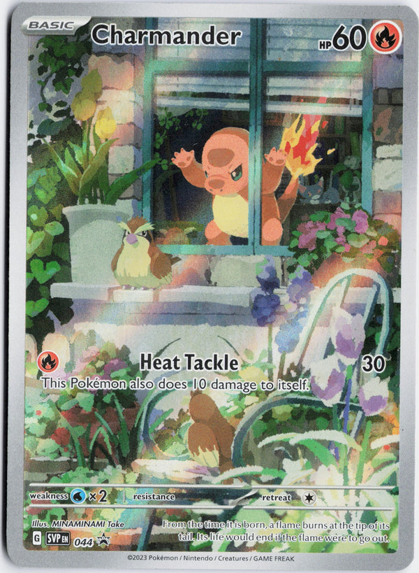 Carta Pokémon Charmander · Scarlet & Violet Black Star Promos #044 (NM) — pieza única en Moon's Collectibles México