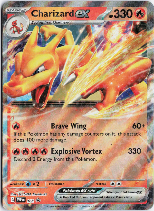 Carta Pokémon Charizard ex · Scarlet & Violet Black Star Promos #161 (NM) — pieza única en Moon's Collectibles México