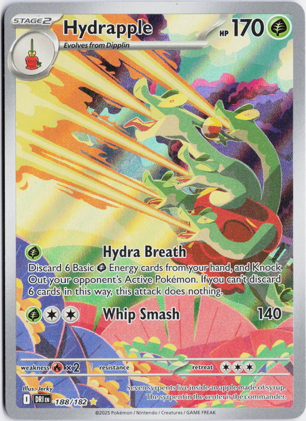 Carta Pokémon Hydrapple · Destined Rivals #188/182 (NM) — pieza única en Moon's Collectibles México