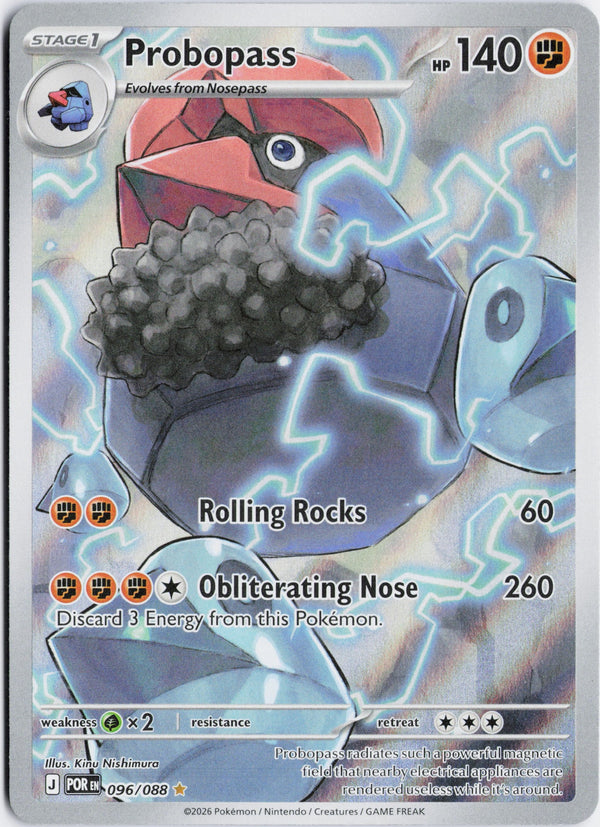 Carta Pokémon Probopass · Perfect Order #096/088 (NM) — pieza única en Moon's Collectibles México