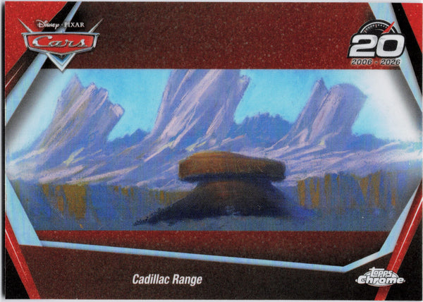 Carta Pokémon Cadillac Range · 2026 Topps Chrome Disney #CRS-9 (NM) — pieza única en Moon's Collectibles México