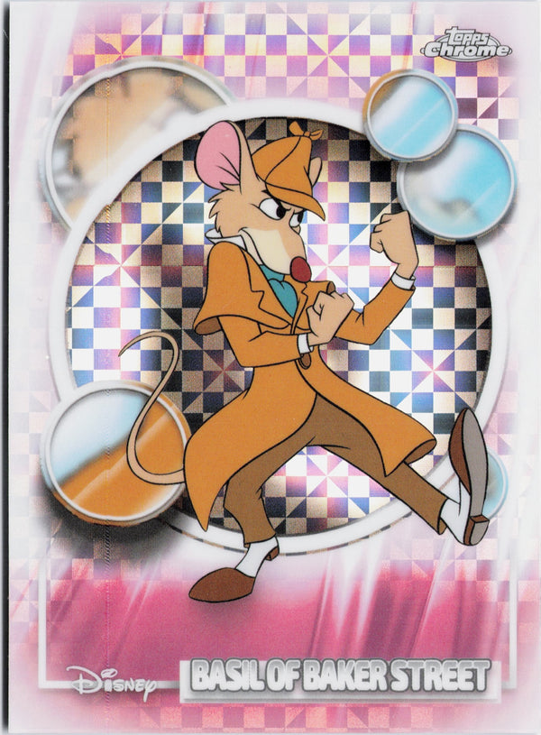 Carta Pokémon Basil of Baker Street X-Fractor · Topps Chrome Disney 2026 #40 (NM) — pieza única en Moon's Collectibles México