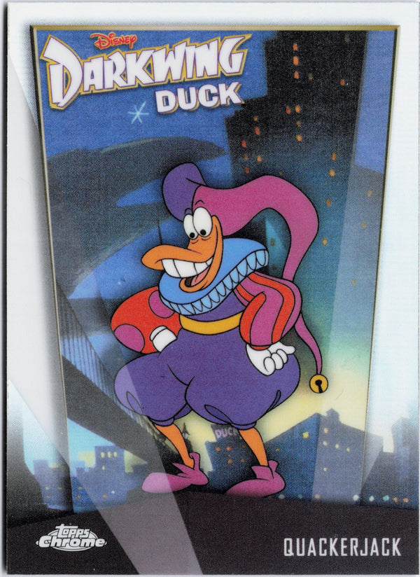 Carta Pokémon Quackerjack Darkwing Duck · Topps Chrome Disney 2026 #DD-9 (NM) — pieza única en Moon's Collectibles México