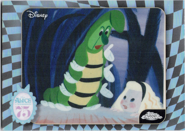 Carta Pokémon Who Are You? Alice in Wonderland 75 Concept Art · Topps Chrome Disney 2026 #AW-8 (NM) — pieza única en Moon's Collectibles México