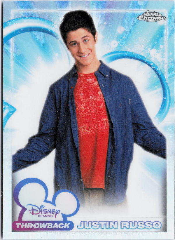 Carta Pokémon Justin Russo Disney Channel Throwback · Topps Chrome Disney 2026 #DC-5 (NM) — pieza única en Moon's Collectibles México