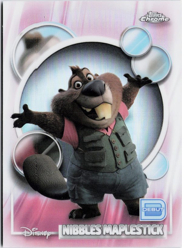Carta Pokémon Nibbles Maplestick Refractor · Topps Chrome Disney 2026 #70 (NM) — pieza única en Moon's Collectibles México