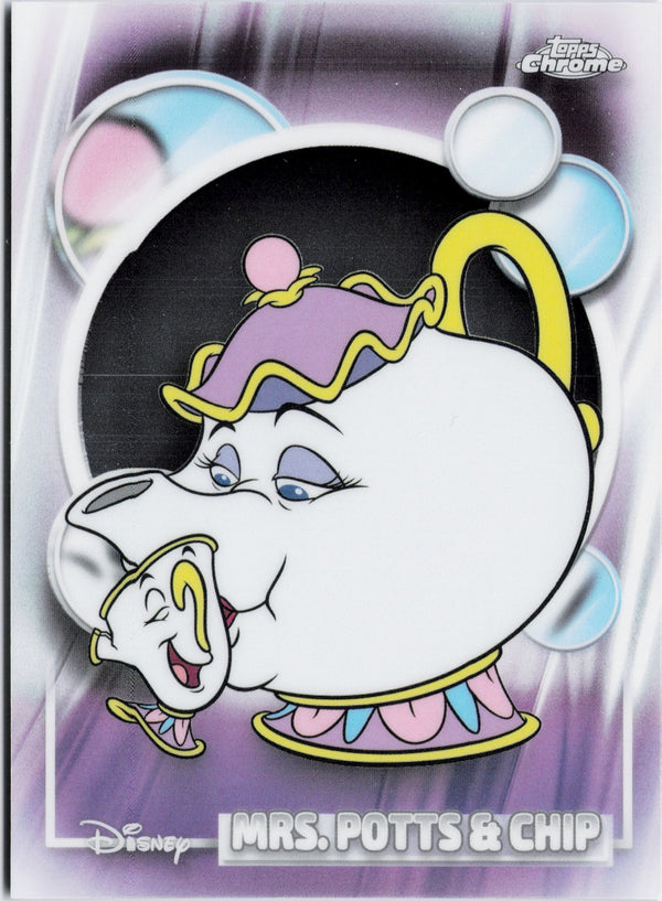 Carta Pokémon Mrs. Potts and Chip · Topps Chrome Disney 2026 #38 (NM) — pieza única en Moon's Collectibles México