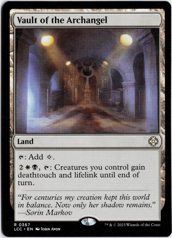 Carta Pokémon Vault of the Archangel · The Lost Caverns of Ixalan Commander #367 (NM) — pieza única en Moon's Collectibles México