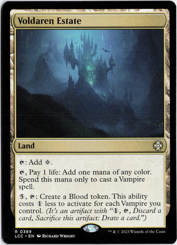 Carta Pokémon Voldaren Estate · The Lost Caverns of Ixalan Commander #369 (NM) — pieza única en Moon's Collectibles México