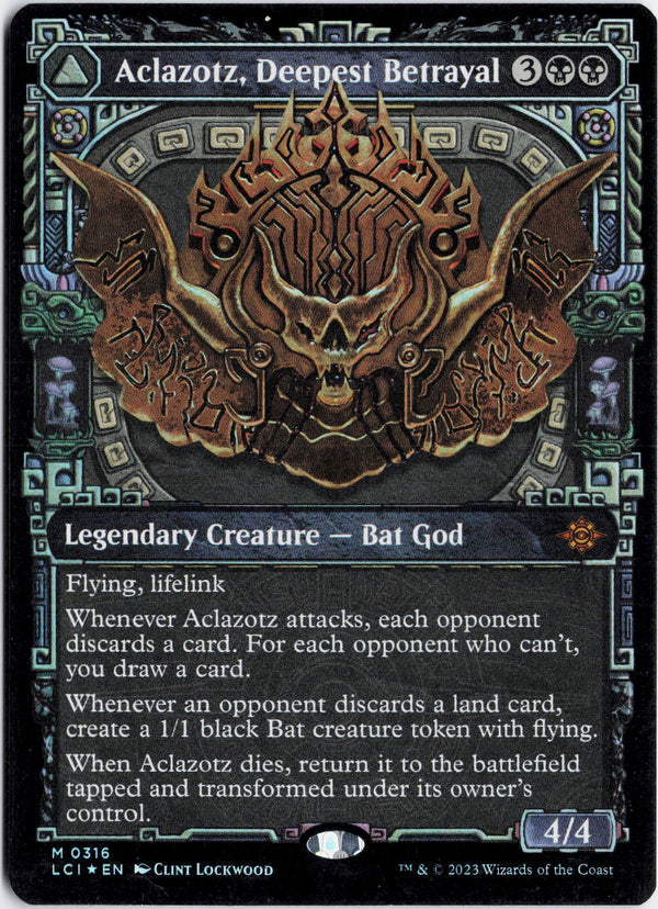Carta Pokémon Aclazotz, Deepest Betrayal // Temple of the Dead (Foil) · The Lost Caverns of Ixalan #316 (NM) — pieza única en Moon's Collectibles México