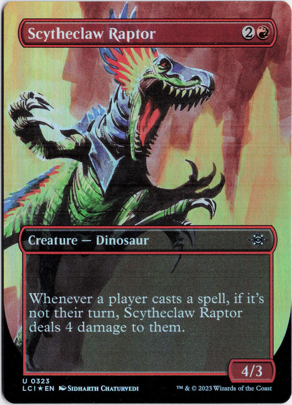 Carta Pokémon Scytheclaw Raptor (Foil) · The Lost Caverns of Ixalan #323 (NM) — pieza única en Moon's Collectibles México