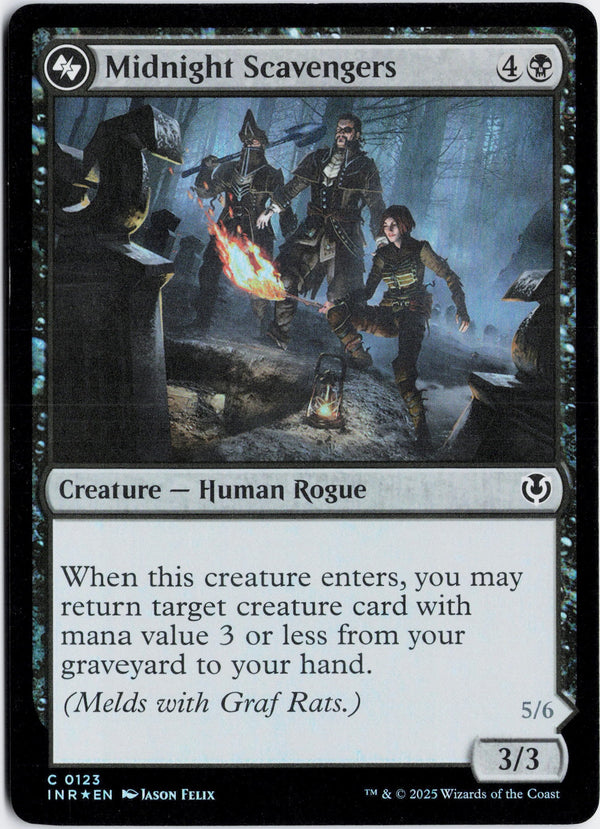 Carta Pokémon Midnight Scavengers (Foil) · Innistrad Remastered #123 (NM) — pieza única en Moon's Collectibles México