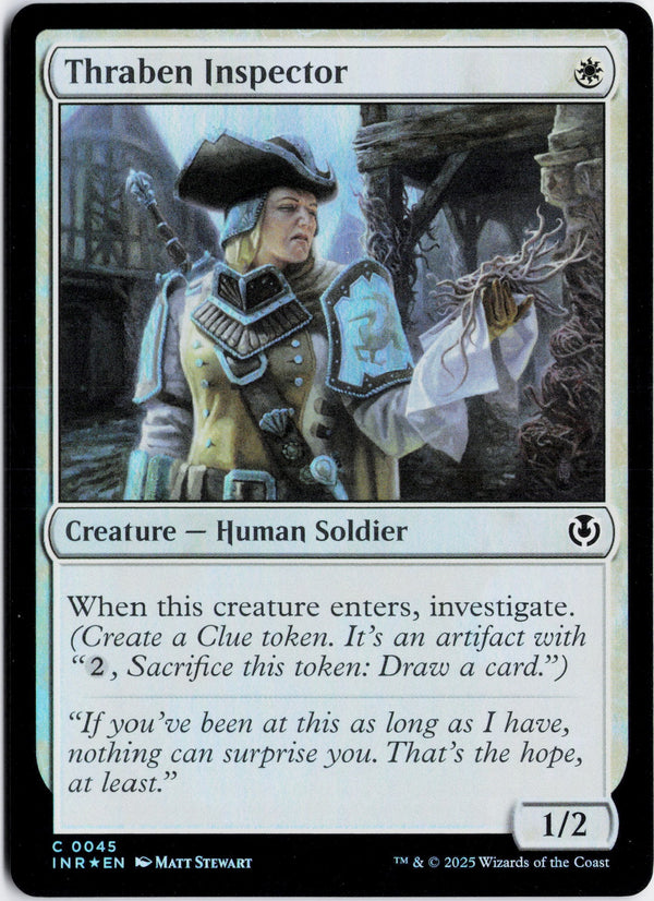 Carta Pokémon Thraben Inspector (Foil) · Innistrad Remastered #45 (NM) — pieza única en Moon's Collectibles México