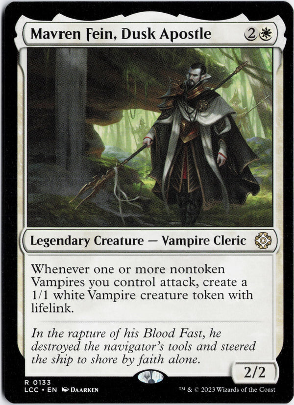 Carta Pokémon Mavren Fein, Dusk Apostle · The Lost Caverns of Ixalan Commander #133 (NM) — pieza única en Moon's Collectibles México