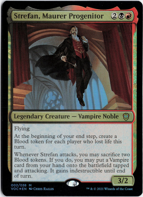 Carta Pokémon Strefan, Maurer Progenitor (Foil) · Crimson Vow Commander #2 (NM) — pieza única en Moon's Collectibles México