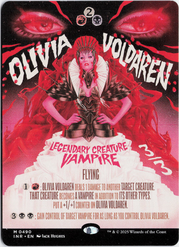 Carta Pokémon Olivia Voldaren · Innistrad Remastered #490 (NM) — pieza única en Moon's Collectibles México