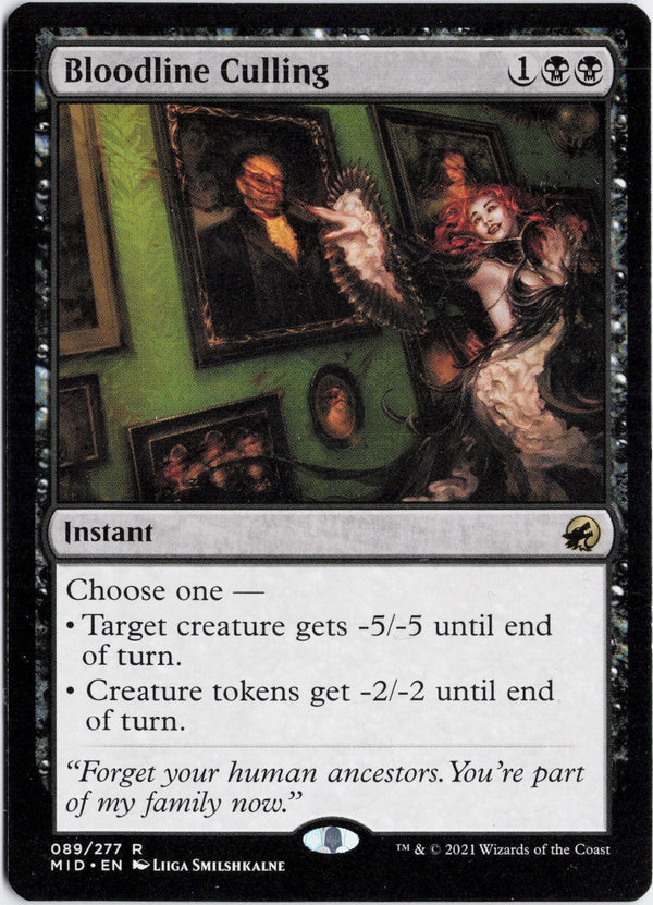 Carta Pokémon Bloodline Culling · Innistrad: Midnight Hunt #89 (NM) — pieza única en Moon's Collectibles México
