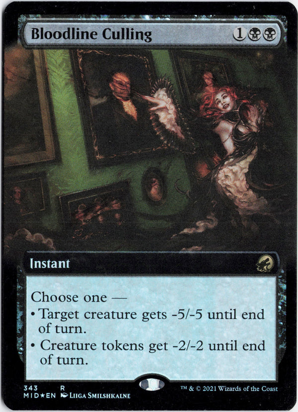 Carta Pokémon Bloodline Culling (Foil) · Innistrad: Midnight Hunt #343 (NM) — pieza única en Moon's Collectibles México