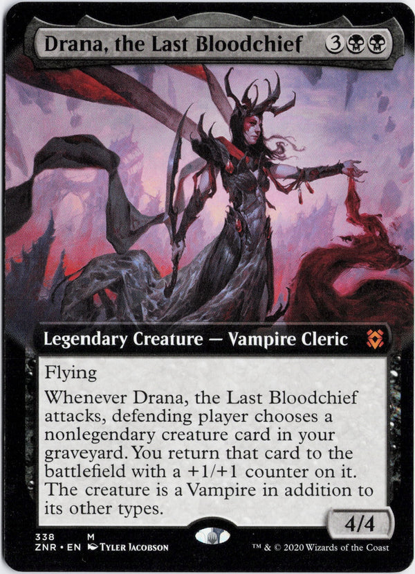 Carta Pokémon Drana, the Last Bloodchief · Zendikar Rising #338 (NM) — pieza única en Moon's Collectibles México