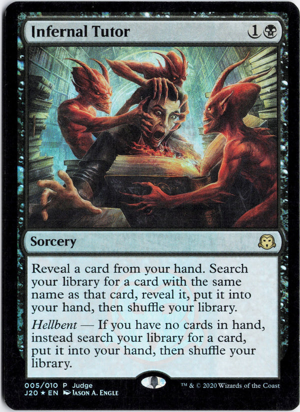 Carta Pokémon Infernal Tutor (Foil) · Judge Gift Cards 2020 #5 (NM) — pieza única en Moon's Collectibles México