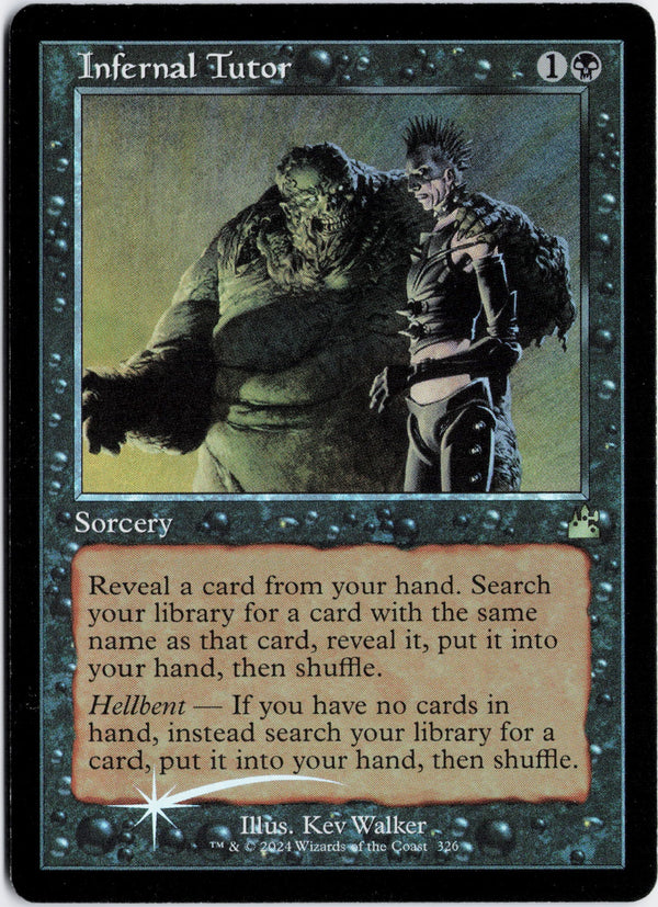 Carta Pokémon Infernal Tutor (Foil) · Ravnica Remastered #326 (NM) — pieza única en Moon's Collectibles México