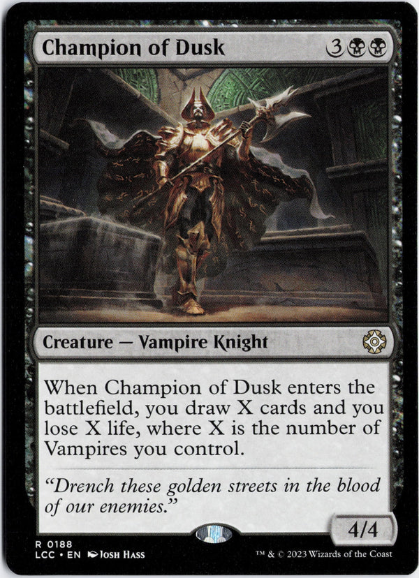 Carta Pokémon Champion of Dusk · The Lost Caverns of Ixalan Commander #188 (NM) — pieza única en Moon's Collectibles México