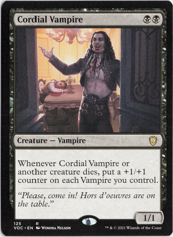 Carta Pokémon Cordial Vampire · Crimson Vow Commander #125 (NM) — pieza única en Moon's Collectibles México