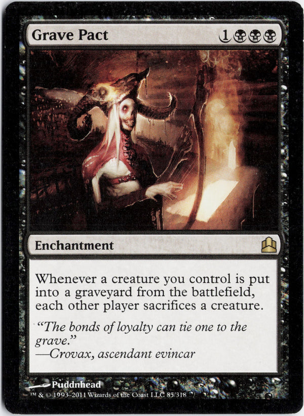 Carta Pokémon Grave Pact · Commander 2011 #85 (NM) — pieza única en Moon's Collectibles México