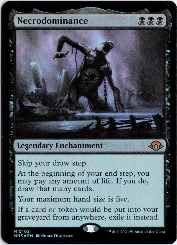 Carta Pokémon Necrodominance (Foil) · Modern Horizons 3 #102 (NM) — pieza única en Moon's Collectibles México