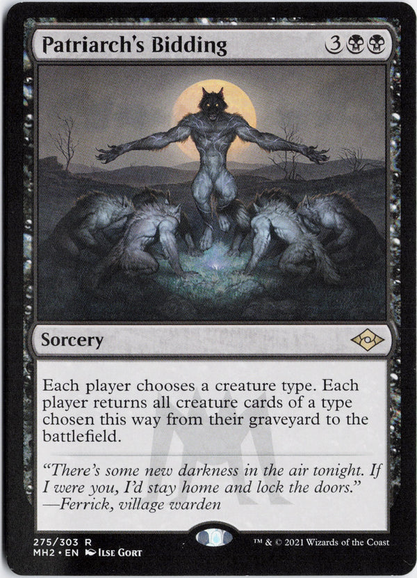 Carta Pokémon Patriarch's Bidding · Modern Horizons 2 #275 (NM) — pieza única en Moon's Collectibles México