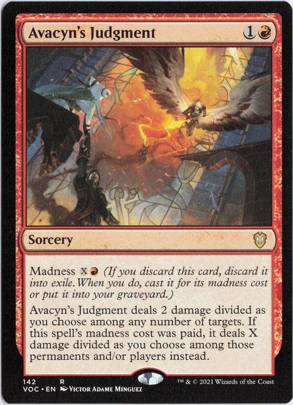 Carta Pokémon Avacyn's Judgment · Crimson Vow Commander #142 (NM) — pieza única en Moon's Collectibles México