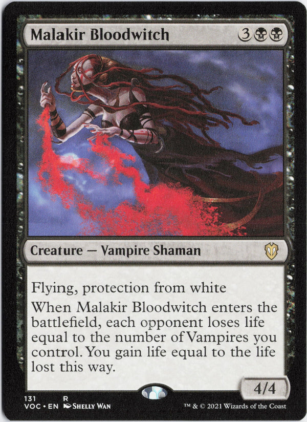 Carta Pokémon Malakir Bloodwitch · Crimson Vow Commander #131 (NM) — pieza única en Moon's Collectibles México