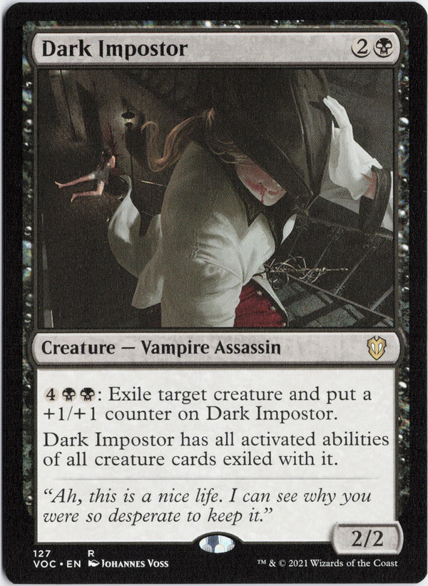 Carta Pokémon Dark Impostor · Crimson Vow Commander #127 (NM) — pieza única en Moon's Collectibles México