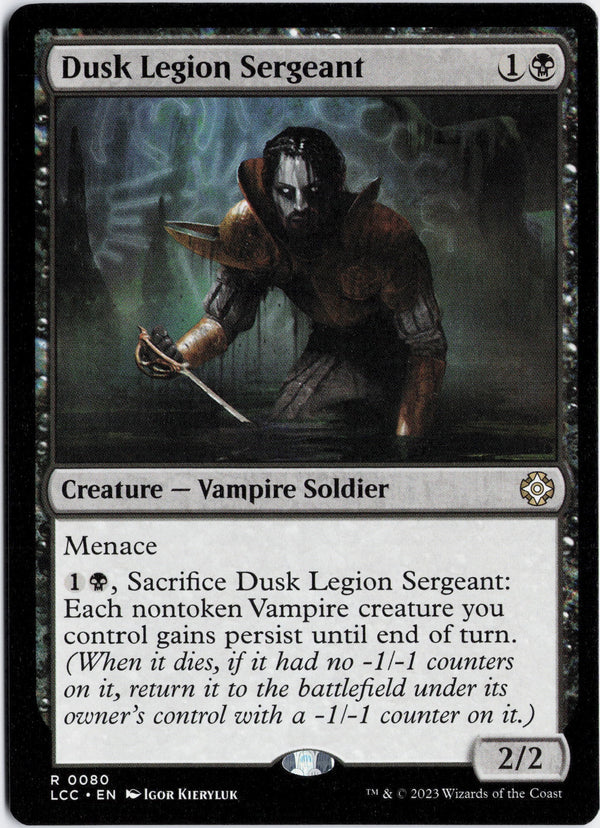 Carta Pokémon Dusk Legion Sergeant · The Lost Caverns of Ixalan Commander #80 (NM) — pieza única en Moon's Collectibles México