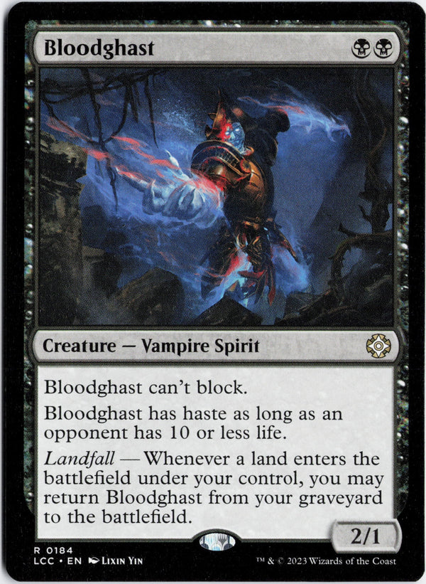 Carta Pokémon Bloodghast · The Lost Caverns of Ixalan Commander #184 (NM) — pieza única en Moon's Collectibles México
