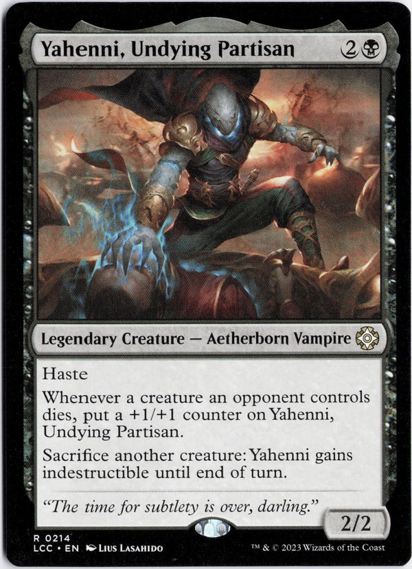 Carta Pokémon Yahenni, Undying Partisan · The Lost Caverns of Ixalan Commander #214 (NM) — pieza única en Moon's Collectibles México
