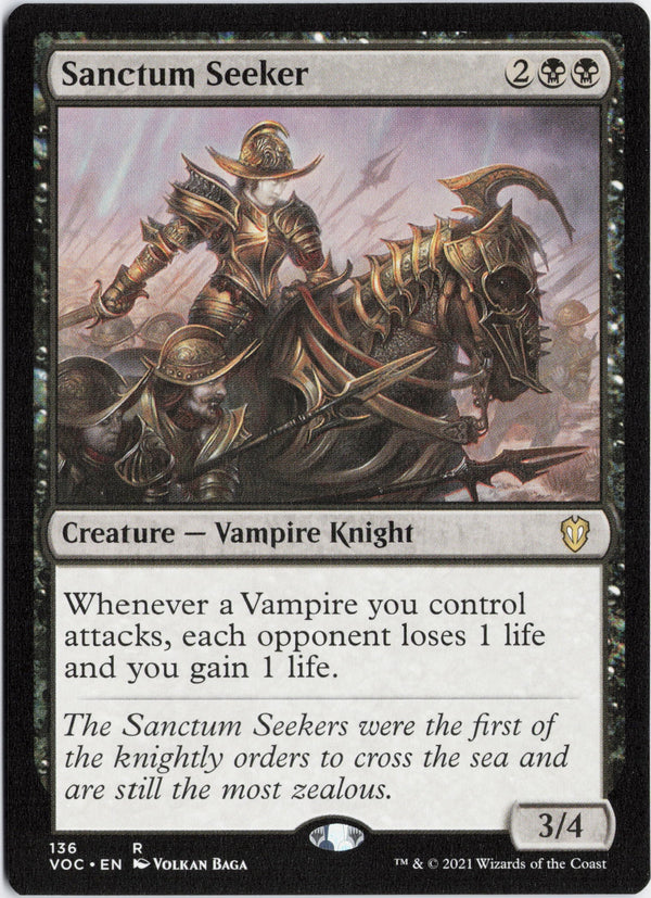 Carta Pokémon Sanctum Seeker · Crimson Vow Commander #136 (NM) — pieza única en Moon's Collectibles México