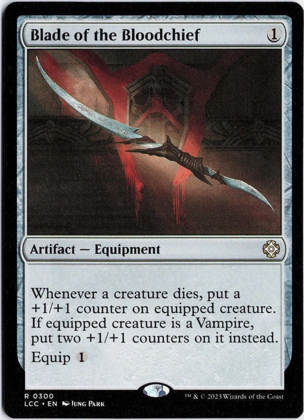 Carta Pokémon Blade of the Bloodchief · The Lost Caverns of Ixalan Commander #300 (NM) — pieza única en Moon's Collectibles México