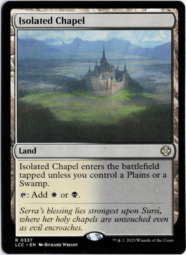Carta Pokémon Isolated Chapel · The Lost Caverns of Ixalan Commander #337 (NM) — pieza única en Moon's Collectibles México
