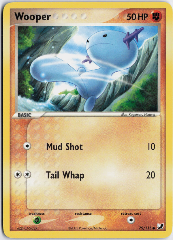 Carta Pokémon Wooper · Unseen Forces #79/115 (NM) — pieza única en Moon's Collectibles México