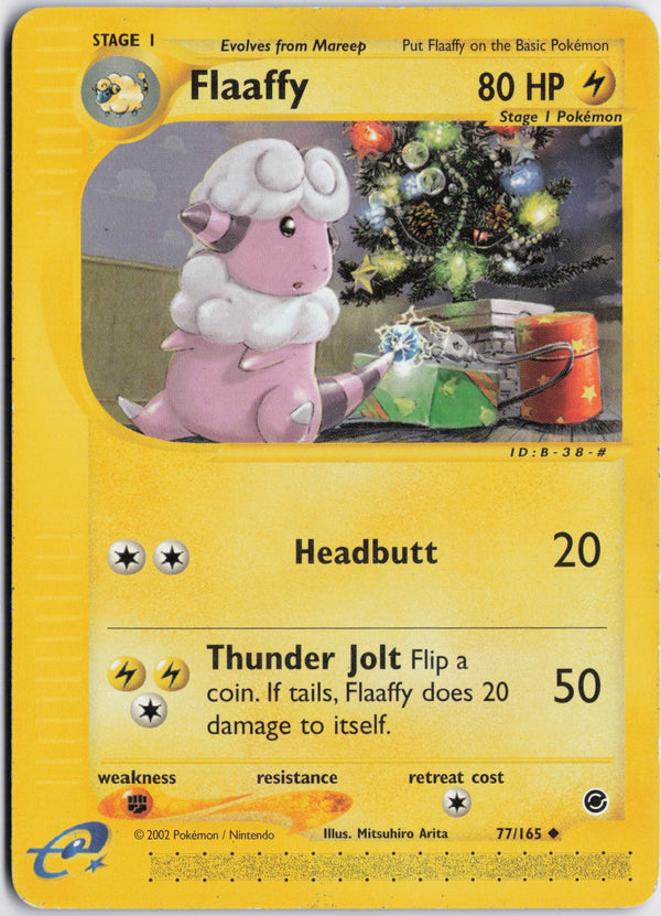 Carta Pokémon Flaaffy · Expedition Base Set #77/165 (LP) — pieza única en Moon's Collectibles México