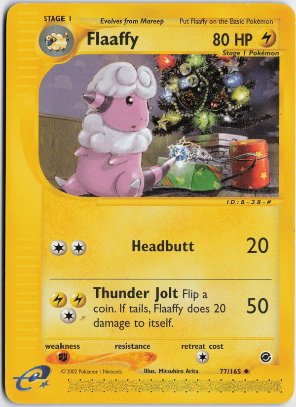 Carta Pokémon Flaaffy · Expedition Base Set #77/165 (LP) — pieza única en Moon's Collectibles México