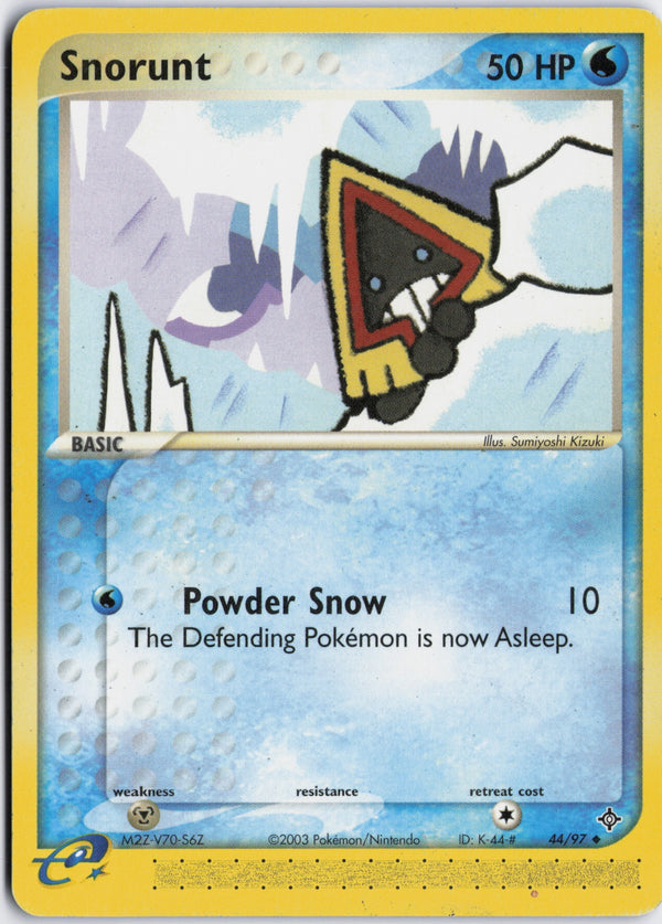 Carta Pokémon Snorunt · Dragon #44/97 (NM) — pieza única en Moon's Collectibles México