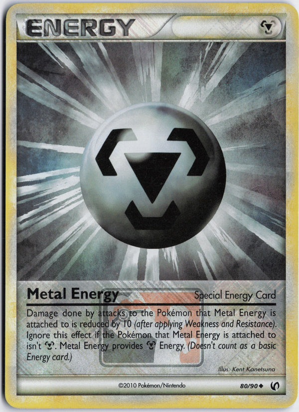 Carta Pokémon Metal Energy · HS—Undaunted #80/90 (NM) — pieza única en Moon's Collectibles México