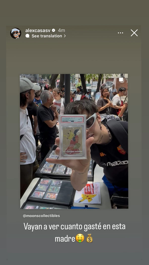 «Vayan a ver cuánto gasté en esta madre» · Pikachu PSA 10