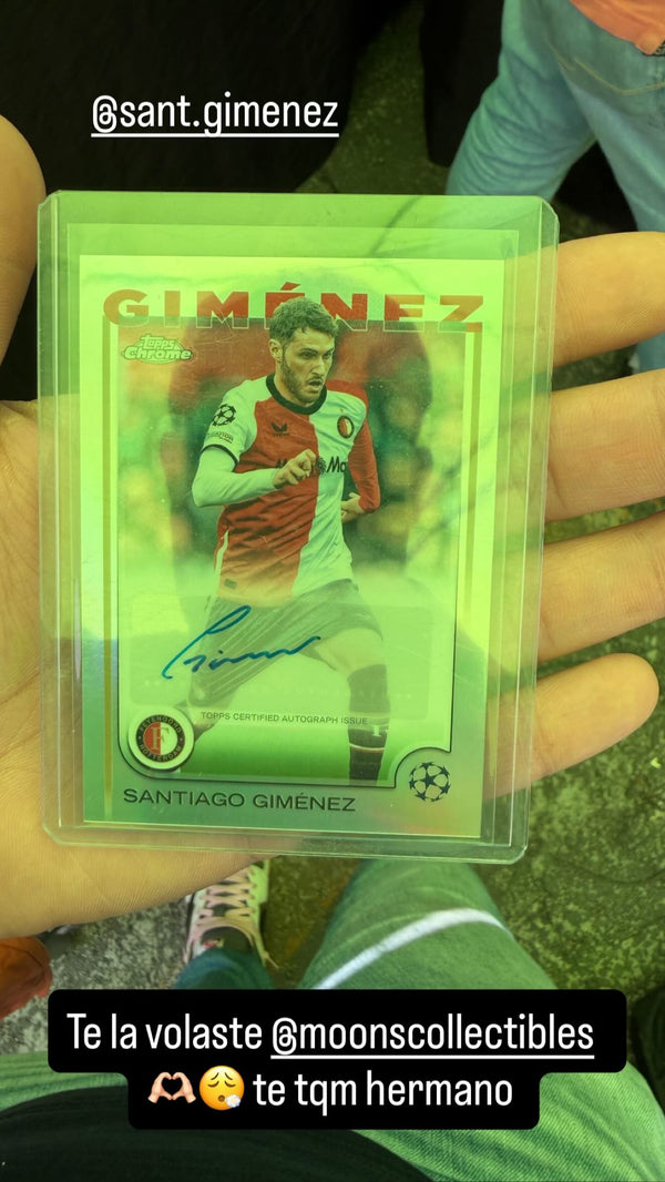 «Te la volaste, te tqm hermano» · Giménez autografiada